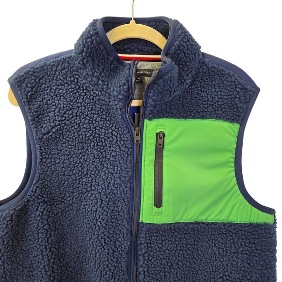 NWT Tommy Hilfiger Off Grid Sherpa Vest Size Medium - Picture 5 of 8